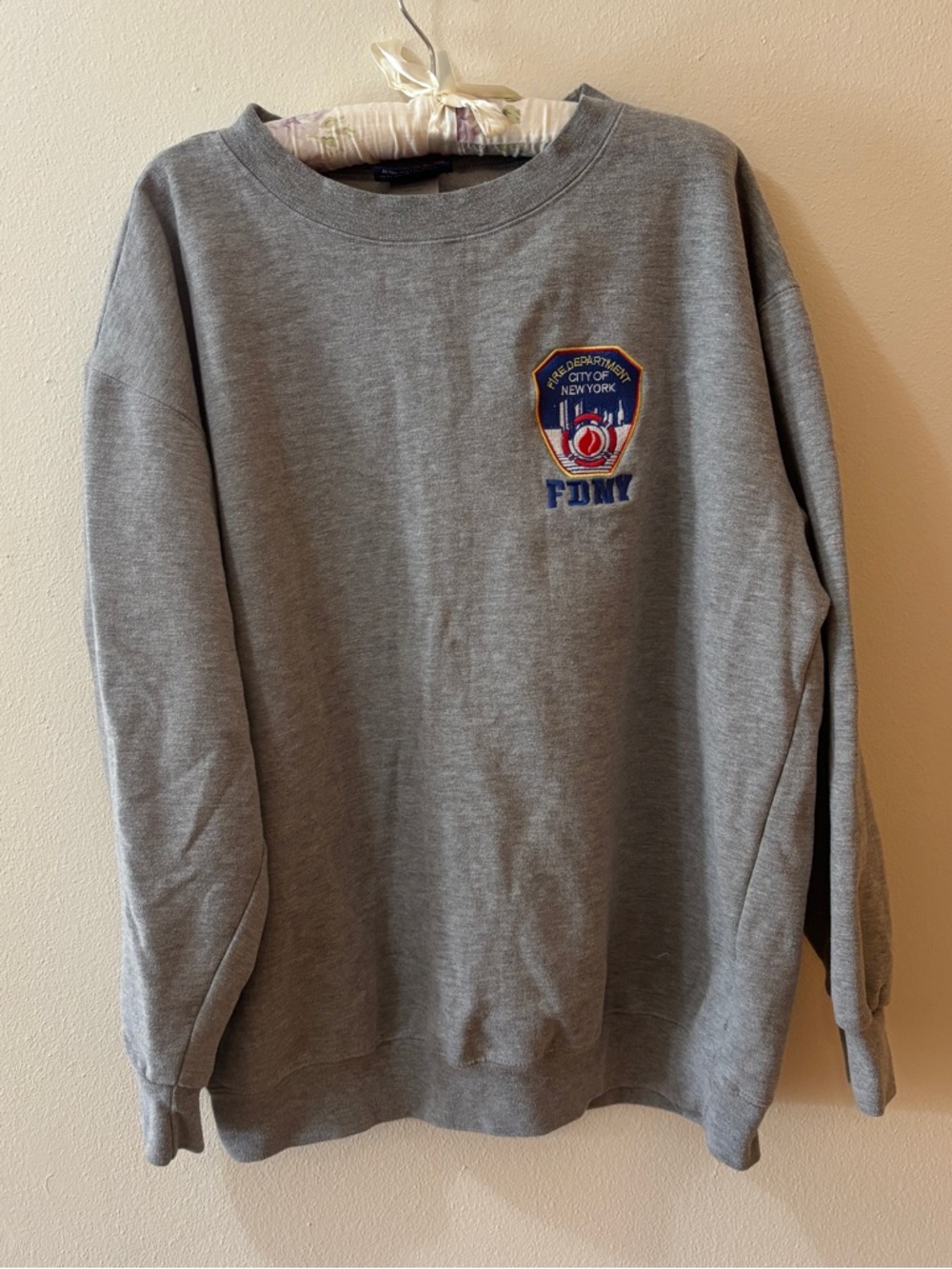 FDNY Gray Crewneck Pullover